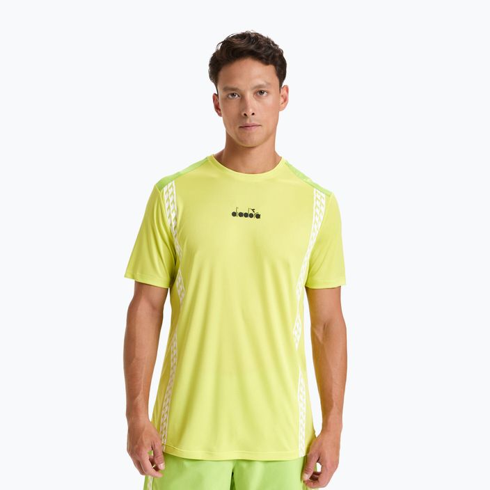 Vyriški teniso marškinėliai Diadora Challenge yellow 102.176852 2