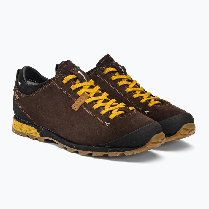 AKU Bellamont III Suede GTX rudos/ geltonos spalvos vyriški trekingo batai 4