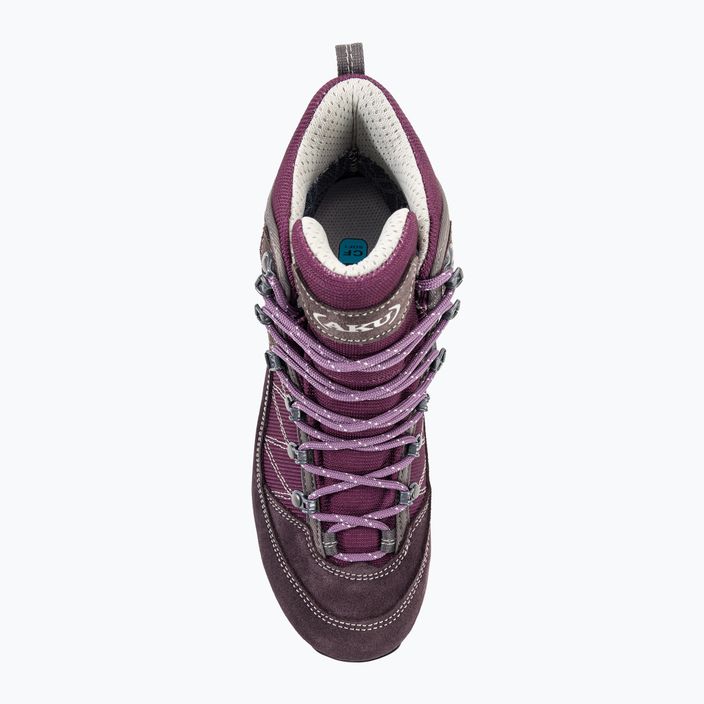 AKU Trekker Lite III GTX violetinės/pilkos spalvos moteriški trekingo batai 6
