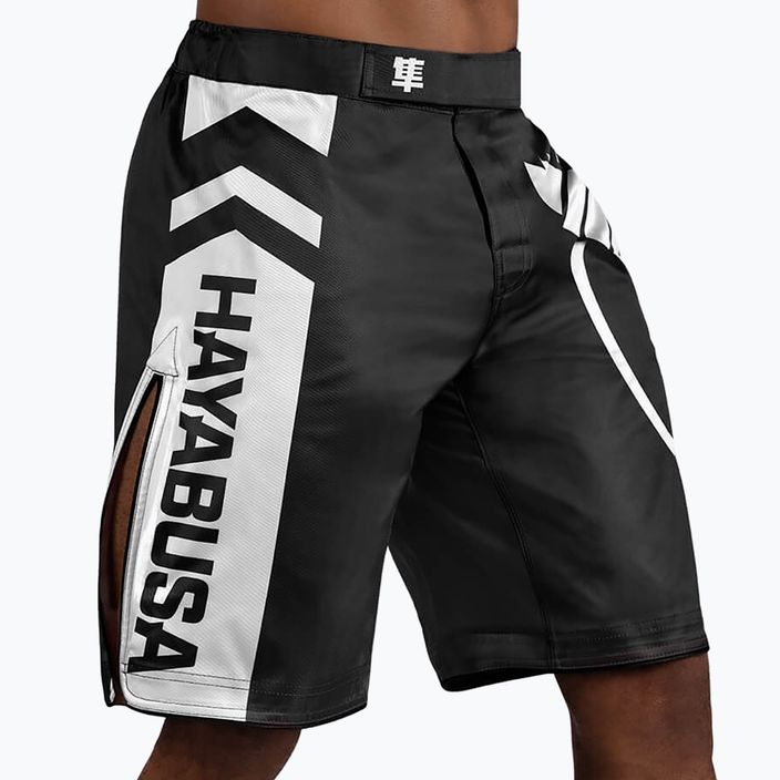 Hayabusa Icon Fight boksininkų šortai juodi ICFS 2