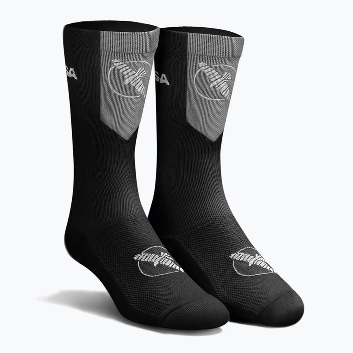 Vyriškos kojinės Hayabusa Pro Boxing Socks black/grey