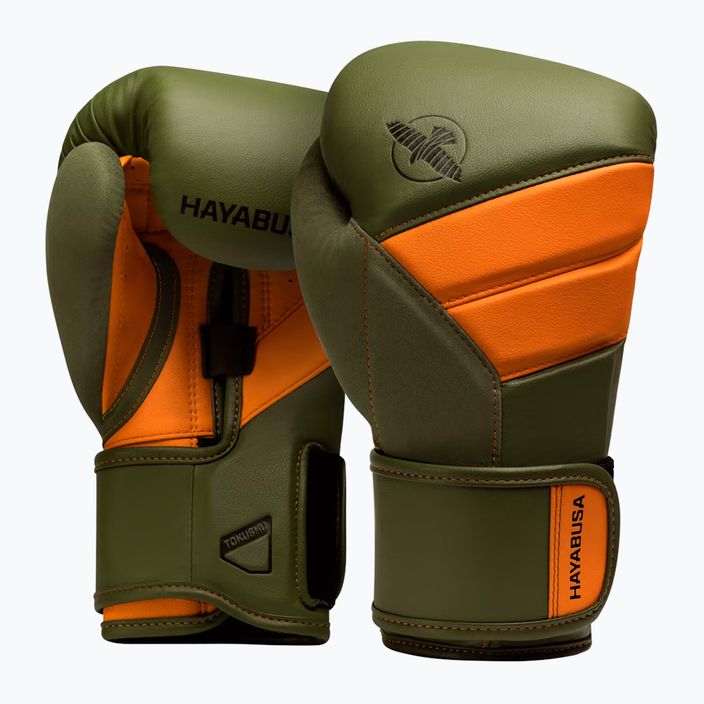 Bokso pirštinės Hayabusa T3 green/orange