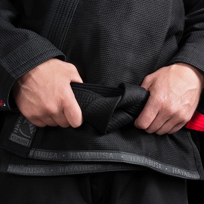 Brazilų džiudžitsu GI Hayabusa Lightweight black 8