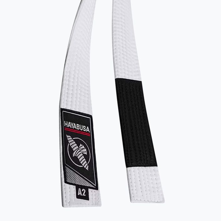 Brazilų jiu-jitsu diržas Hayabusa Jiu Jitsu white