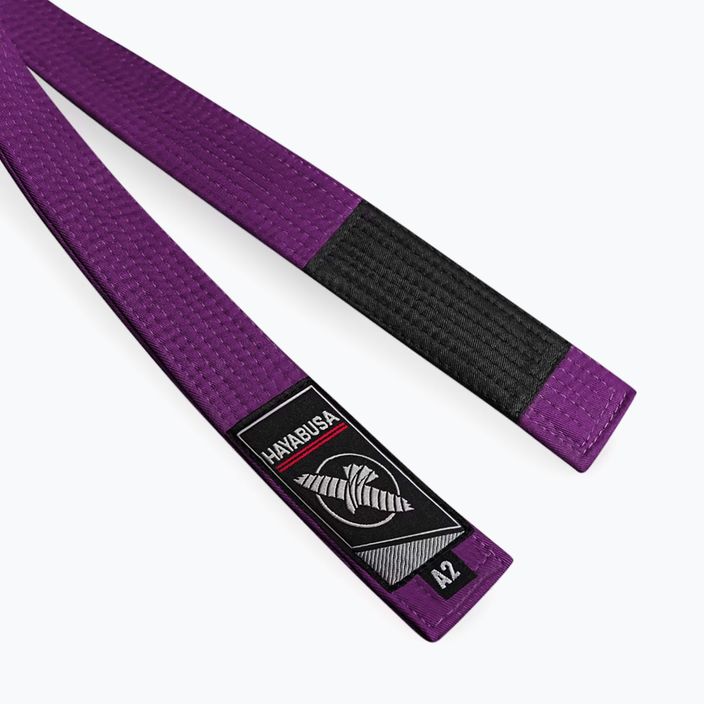 Brazilų jiu-jitsu diržas Hayabusa Jiu Jitsu purple 2