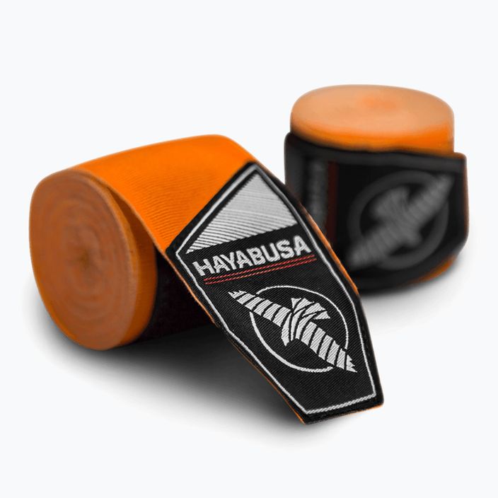 Bokso tvarsčiai Hayabusa Perfect Stretch Handwraps 450 cm orange