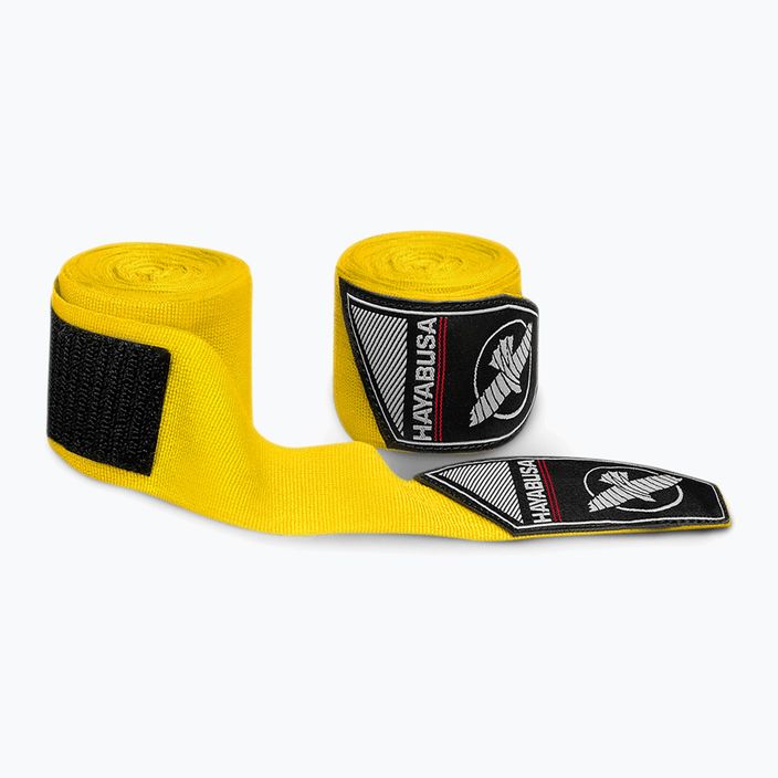 Bokso tvarsčiai Hayabusa Perfect Stretch Handwraps 450 cm yellow 2