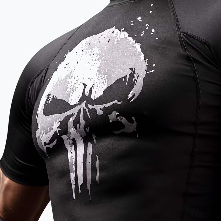 Vyriški rashguard marškinėliai Hayabusa Marvel The Punisher Rashguard Shortsleeve black 4