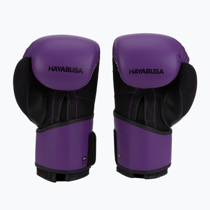 Hayabusa S4 violetinės/juodos bokso pirštinės S4BG 2