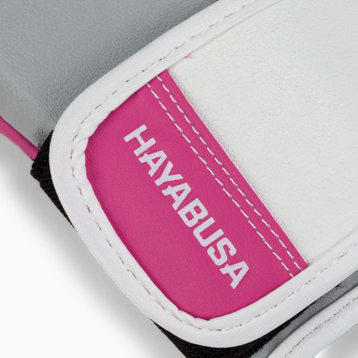 Hayabusa T3 bokso pirštinės baltos ir rožinės spalvos T314G 6