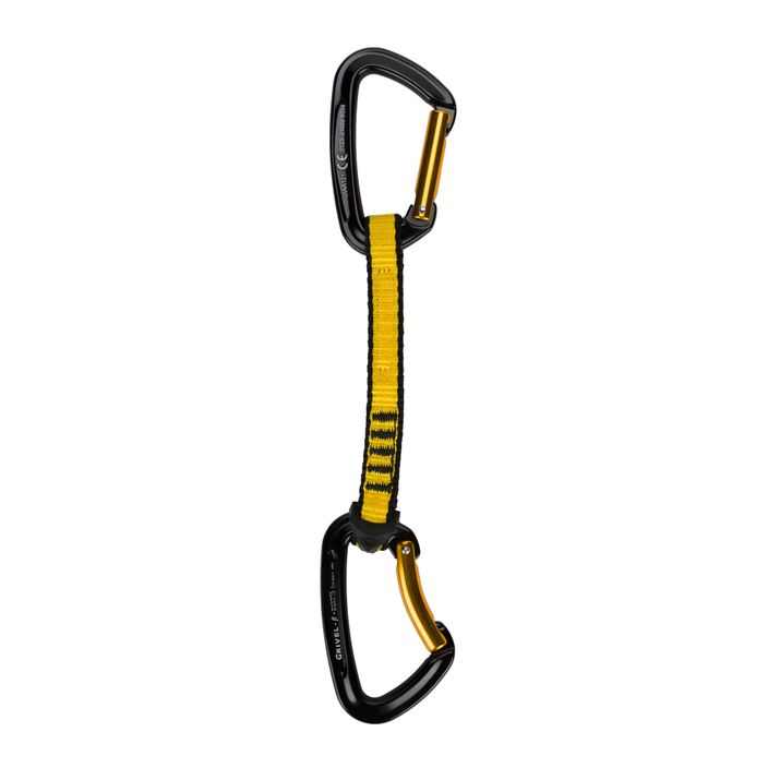 Grivel Alpha 16 cm laipiojimo virvė geltonos spalvos RSQARAL.16 2