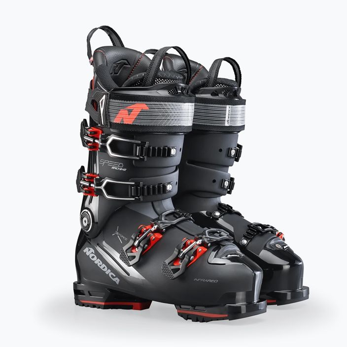 Vyriški slidinėjimo batai Nordica Speedmachine 3 130 GW juodi/antracitiniai/raudoni 6