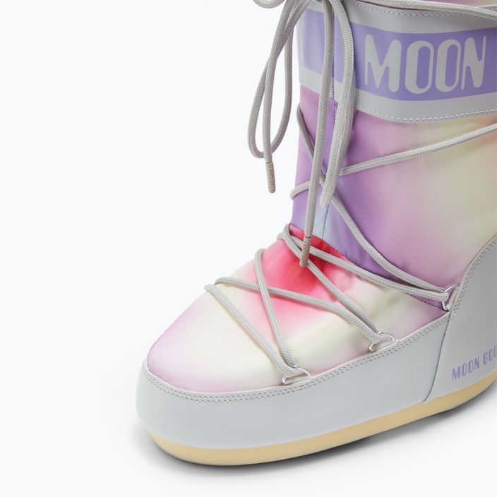 Moteriški sniego batai Moon Boot Icon Tie Dye glacier grey 9