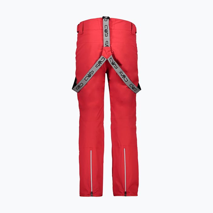 CMP vyriškos slidinėjimo kelnės raudonos spalvos 3W04467/C580 8
