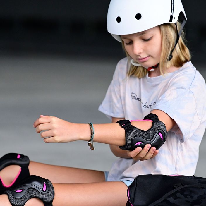 Rollerblade Skate Gear Junior 3 pakuočių vaikiškų apsaugų rinkinys juodas 069P0300 7Y9 11