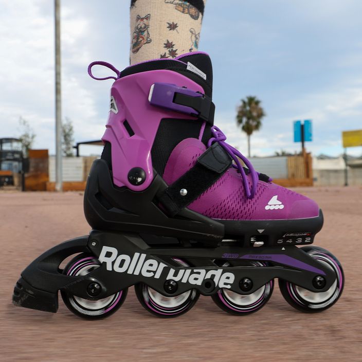 Rollerblade Microblade vaikiški riedučiai violetinės spalvos 07221900 9C4 3