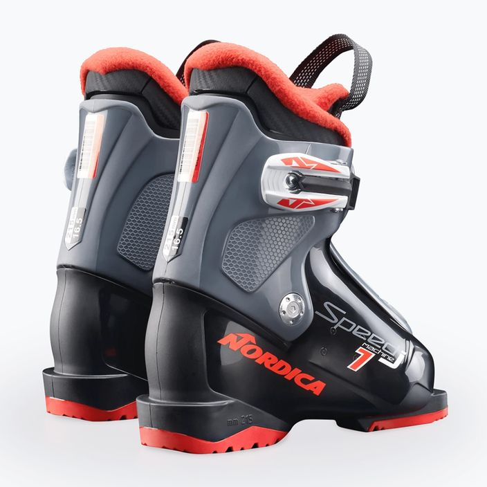 Vaikiški slidinėjimo batai Nordica Speedmachine J1 black/anthracite/red 9