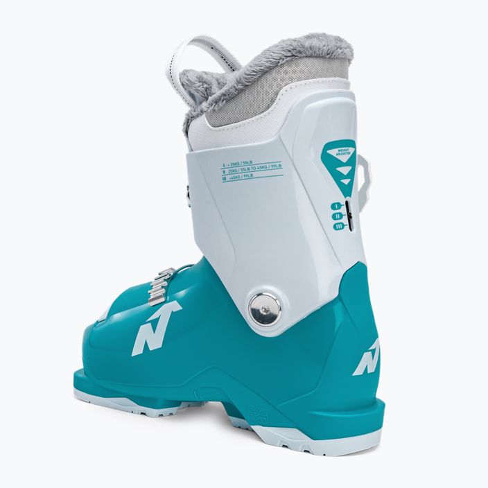 Nordica Speedmachine J2 vaikiški slidinėjimo batai mėlynos ir baltos spalvos 2