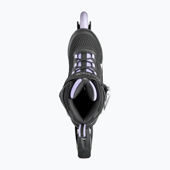 Rollerblade Macroblade 84 moteriškos juodos ir violetinės spalvos riedučiai 07370900 12