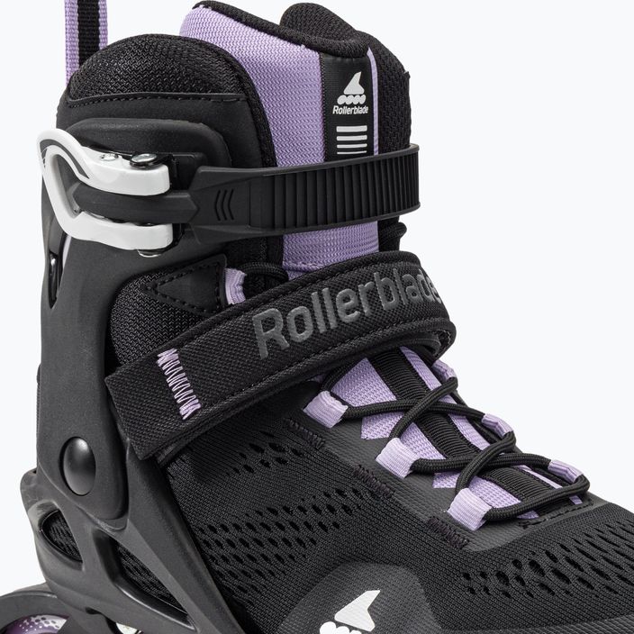 Rollerblade Macroblade 84 moteriškos juodos ir violetinės spalvos riedučiai 07370900 5
