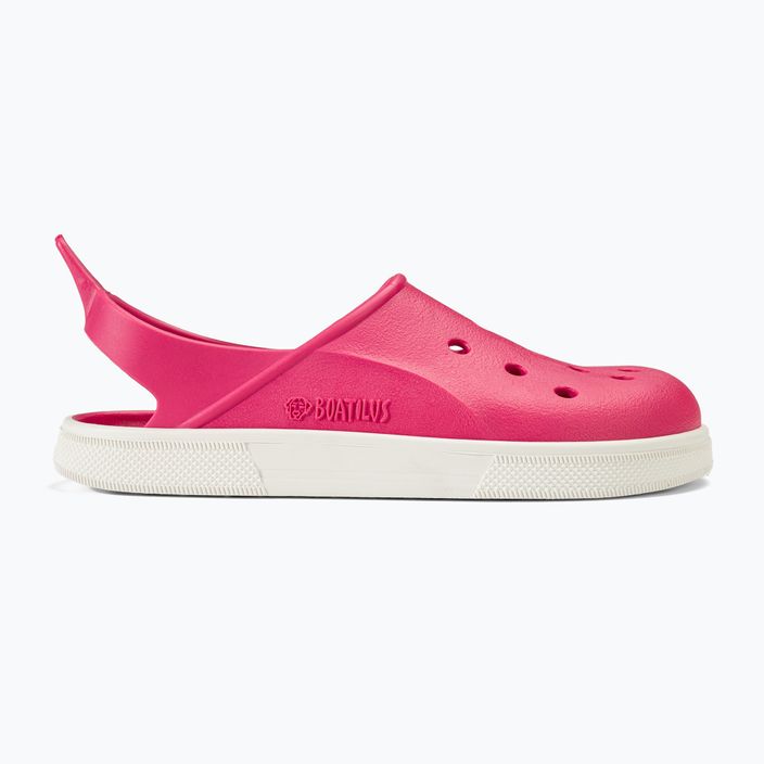 Paauglių sandalai BOATILUS Cloggy fuxia/white 2