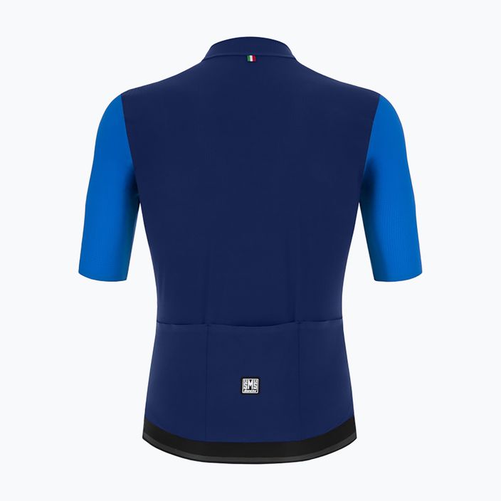 Santini Redux Vigor vyriški dviratininko marškinėliai mėlyni 2S94775REDUXVIGORYS 2