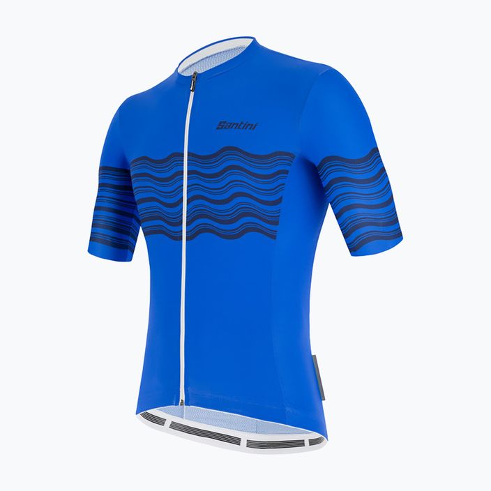 Santini Tono Profilo vyriški dviratininkų marškinėliai mėlyni 2S94075TONOPROFRYS 3