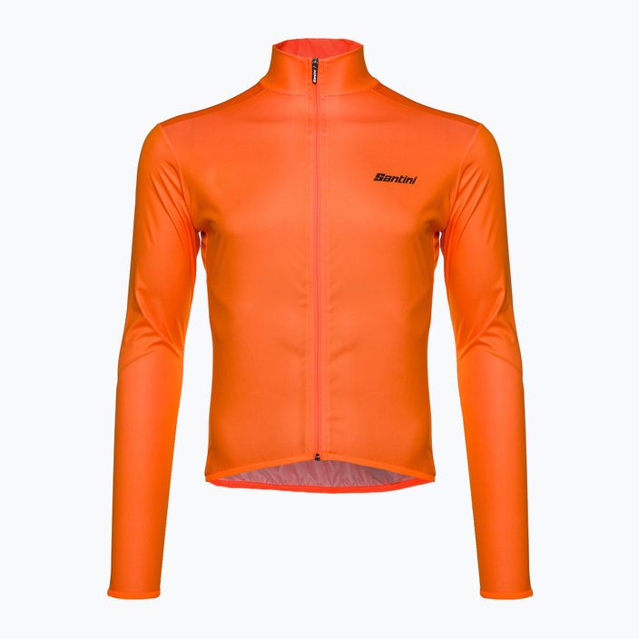 Santini Nebula Puro vyriška dviratininko striukė oranžinė 2W33275NEBULPUROAFS