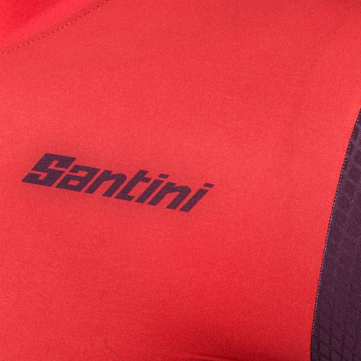 Santini Redux Istinto vyriški dviratininko marškinėliai raudoni 2S94475REDUXISTIRSS 3