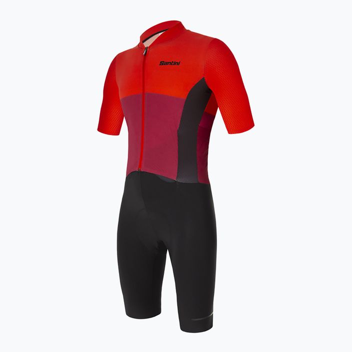 Santini Redux Istinto vyriškas dviratininko kostiumas juoda-raudona 2S769C3REDUXISTINES 3
