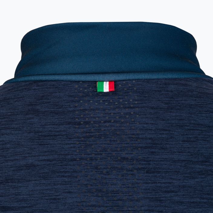 Vyriški Santini Colore Puro Thermal Jersey dviratininkų džemperiai tamsiai mėlyni 3W216075RCOLORPURO 6
