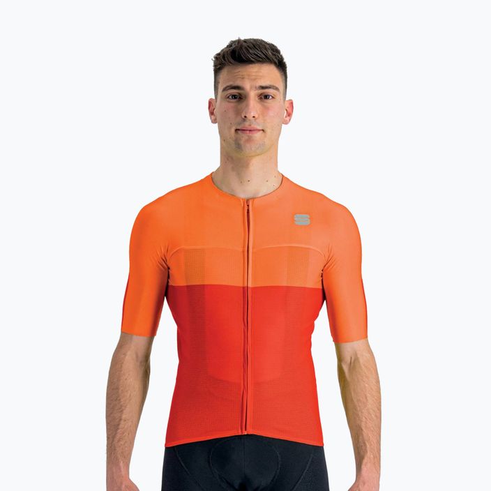Vyriški Sportful Light Pro dviratininkų marškinėliai oranžiniai 1122004.140