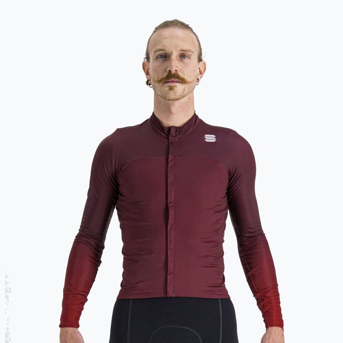 Vyriški Sportful Bodyfit Pro marškinėliai dviračių marškinėliai raudoni 1122500.605 5