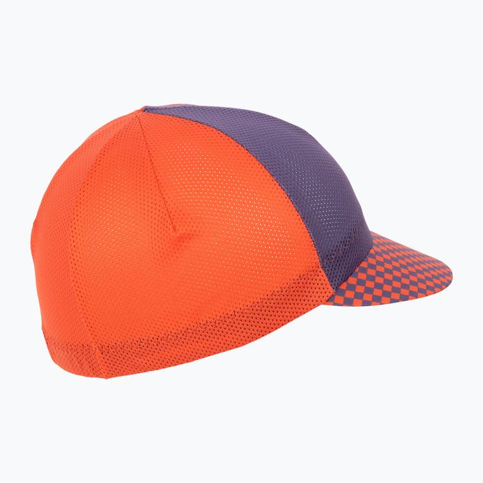 Sportful Checkmate Dviračių šalmo kepurė oranžinė ir violetinė 1123038.117 2