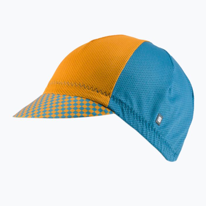 Sportful Checkmate Dviratininkų šalmo kepurė oranžinė-mėlyna 1123038.464 6