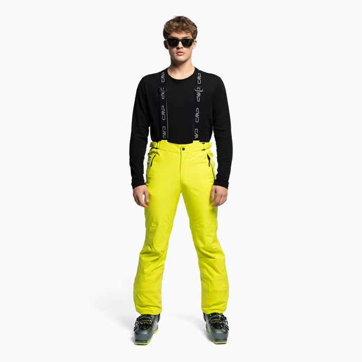 CMP vyriškos slidinėjimo kelnės geltonos 3W17397N/E359