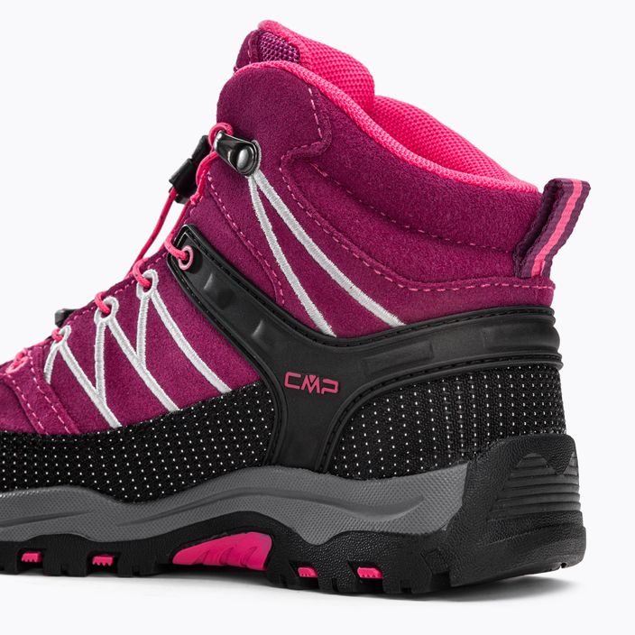 CMP Rigel Mid vaikiški trekingo batai rožinės spalvos 3Q12944 10