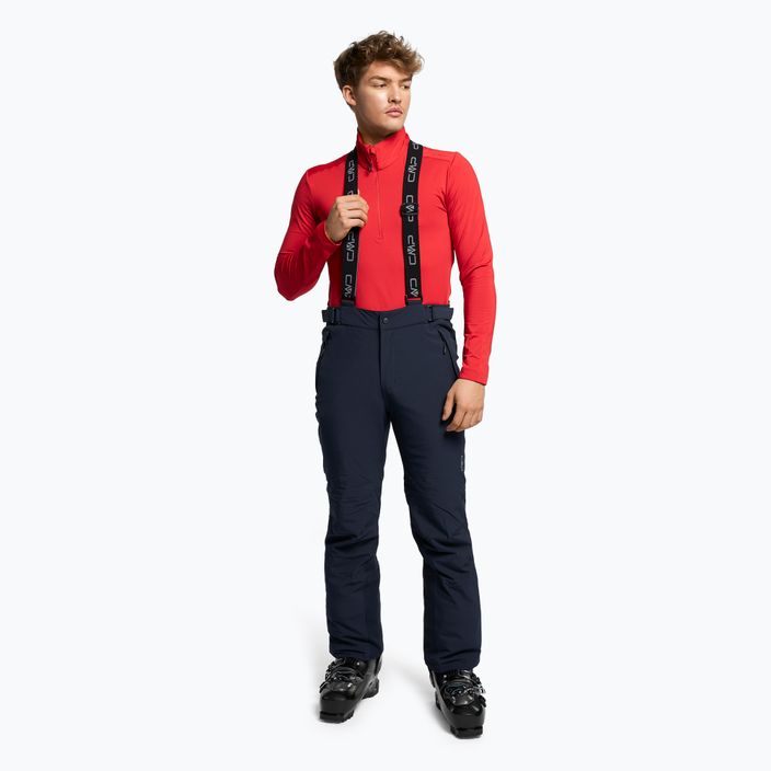 Vyriški CMP slidinėjimo marškinėliai raudoni 30L1097/C580 2