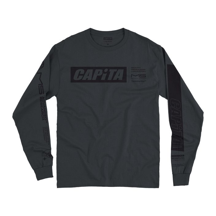 Marškinėliai ilgomis rankovėmis CAPiTA Mothership charcoal 2
