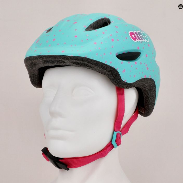 Giro Scamp turkio spalvos vaikiškas dviratininko šalmas GR-7141103 10