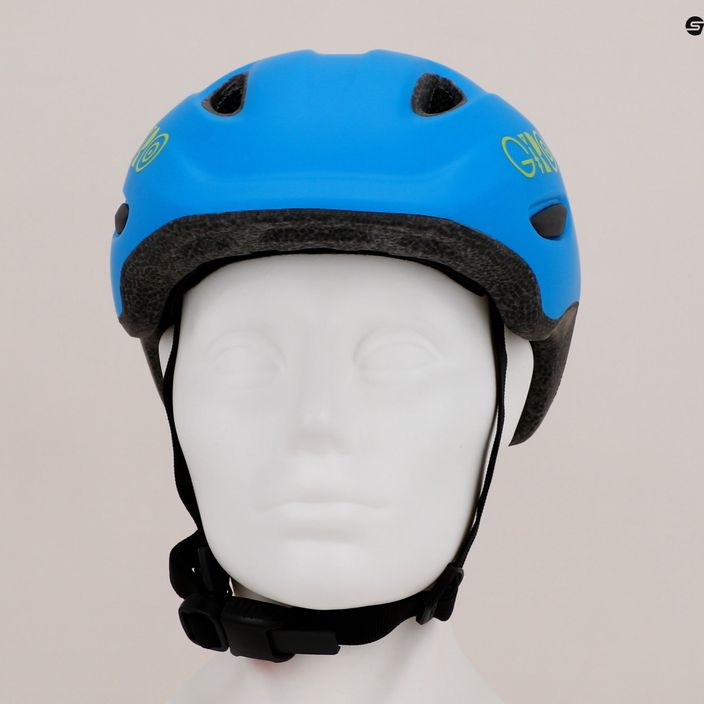 Giro Scamp vaikiškas dviratininko šalmas mėlynai žalias GR-7067920 10