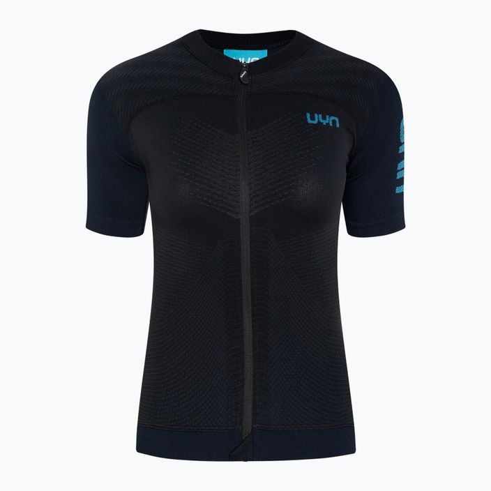 Moteriški dviratininko marškinėliai UYN Garda black/peacot 5