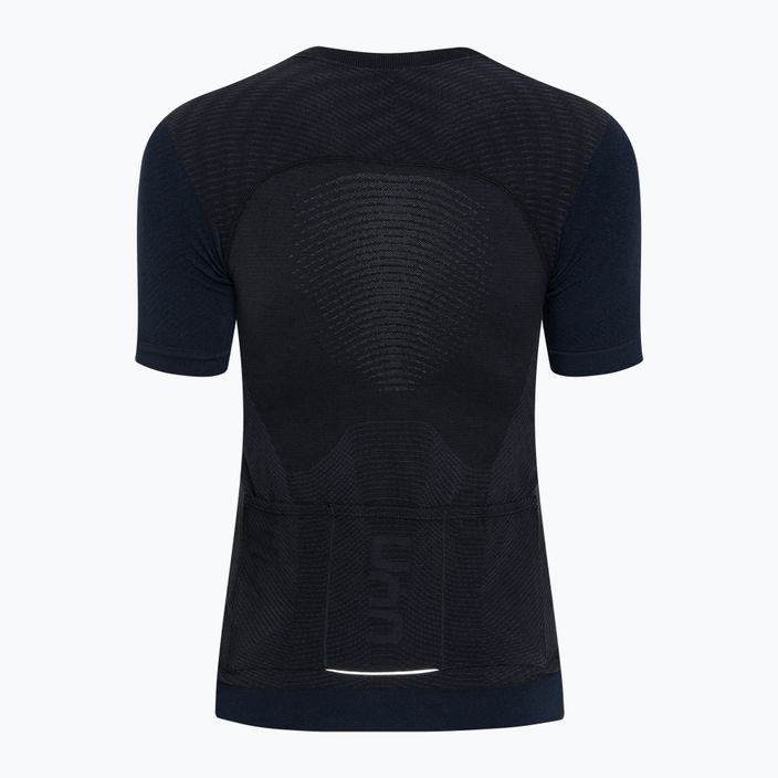 Moteriški dviratininko marškinėliai UYN Garda black/peacot 6