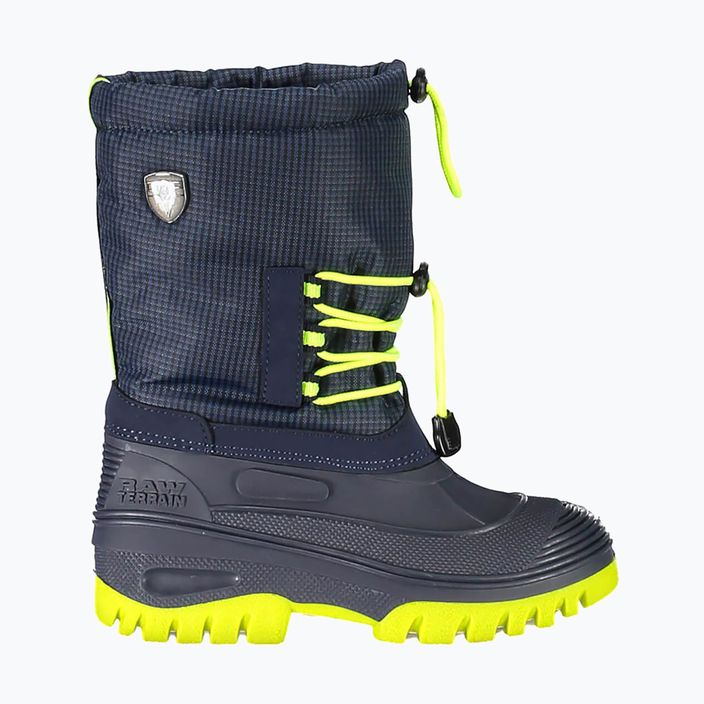 Vaikiški CMP Ahto sniego batai tamsiai mėlynos ir geltonos spalvos 3Q49574K/N950 10
