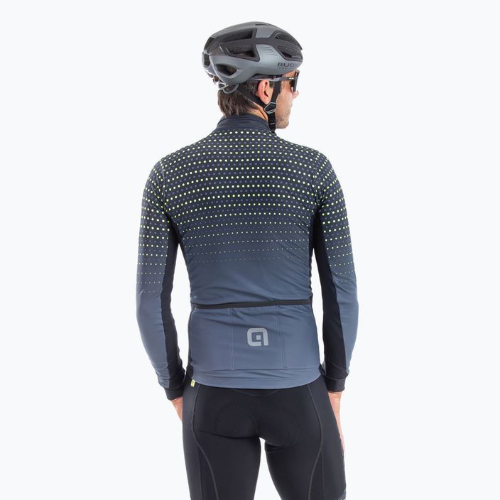 Vyriškas dviratininko džemperis Alé Bullet nero grigio black/grey 2