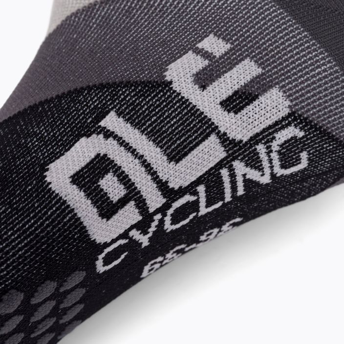 Alé Calza Q-Skin 16 cm įstrižainės Digitopress pilkos dviratininkų kojinės 3