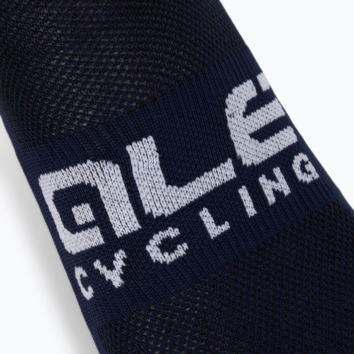 Alé Calza Q-Skin 16 cm Stars mėlynos/baltos dviratininkų kojinės 3