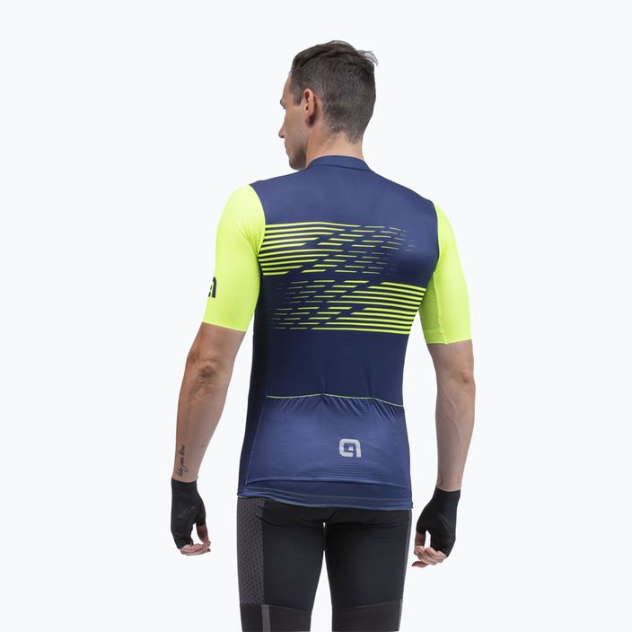 Vyriški dviračių marškinėliai Alé Maglia MC Logo blue 2