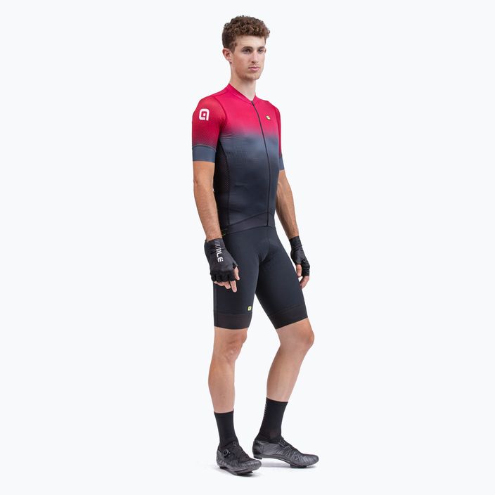 Vyriški dviratininko marškinėliai Alé Maglia MC Gradient masai red 2