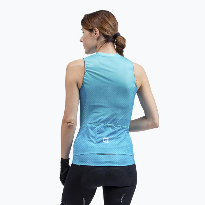 Moteriški dviratininko marškinėliai Alé Maglia Donna SM Level turquoise 2